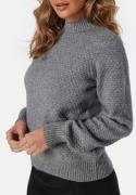 Object Collectors Item Objfenya Re L/S KNIT PULLOVER  Medium Grey Mela...