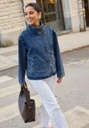 ONLY Onlapril Short Dnm Trench Medium Blue Denim XS