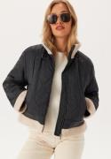 ONLY Onlvania Quilted Aviator Jacke Black/Moonbeam S