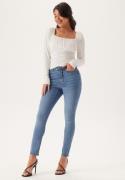 BUBBLEROOM  High Ankle Superstretch Jeans Light blue 34