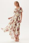 Ida Sjöstedt Caroline Dress Creme Red Floral 40