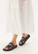 Steve Madden Missile-s Sandal Blackw/ STUDS 36