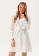 VILA Visine L/S Short Dress Bright White 34