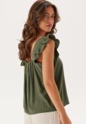Pieces Pcpia Sl Top Deep Lichen Green S