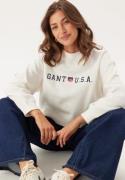 GANT Shield Usa C-neck Sweat EGGSHELL M