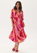 ONLY Onlphiline Flared Long Dress Strawberry Moon Aop:tulip M