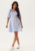 VERO MODA Vmodette 2/4 Short Dress Snow White Stripes:cherry M