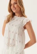 ONLY Onllou Life Emb S/S OPEN BACK  Bright White XL