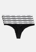 Calvin Klein 5 pack Thong (Low-Rise) BLACK/BLACK/BLACK/BLACK/BLACK XL
