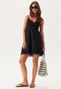 ONLY Onllou Life Emb Strap Dress  Black XS