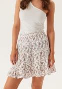Pieces Pcnya Hw New Skirt Cloud Dancer Aop:romantic Flow XL