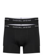 Cfnorh 2-Pack Bamboo Trunks Boxershorts Black Casual Friday