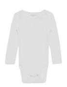 Body L.s. Bodies Long-sleeved White Smallstuff