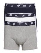 Cr7 Basic Trunk Organic 3-Pack Boxershorts Multi/patterned CR7