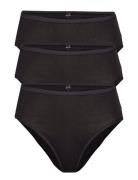 3-Pack Sand-Colored Slips - Essentials Trusser, Tanga Briefs Black Sch...