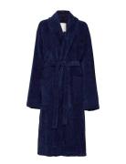 Hotel Velour Robe Morgenkåbe Blue Lexington Home