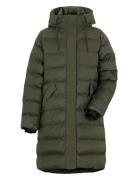 Fay Wns Parka Foret Jakke Khaki Green Didriksons