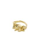 Willpower Recycled Sculptural Ring Ring Smykker Gold Pilgrim