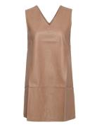 Ingeborg Dress Kort Kjole Beige Noella