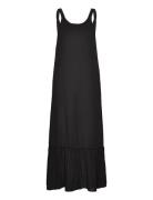 Onlalma Life Poly Noemi Long Dress Solid Maxikjole Festkjole Black ONL...