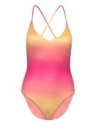 Swimsuit Naila Badedragt Badetøj Pink Lindex