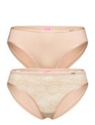 2-Pack Angie Rio Trusser, Tanga Briefs Pink Hunkemöller