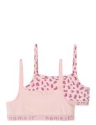 Nkfstrap Short Top 2P Strawberry Noos Night & Underwear Underwear Tops...