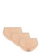 Lucia Tai 3Pack Trusser, Tanga Briefs Beige Missya