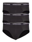 Essential Brief 3P Underbukser Y-front Briefs Black Björn Borg