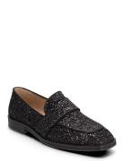 Loafer Loafers Flade Sko Black ANGULUS