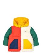 Baby Color Block Hooded Anorak Foret Jakke Red Bobo Choses