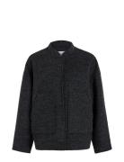 Vicecilie Wool Bomber Jacket Uldjakke Jakke Grey Vila