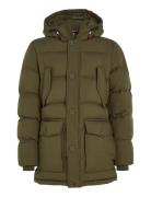 Cl Essential Rockie Parka Parka Jakke Khaki Green Tommy Hilfiger