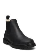 Booties - Flat - With Elastic Boots Støvler Black ANGULUS