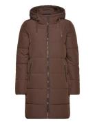 Onldolly Long Puffer Coat Otw Foret Jakke Brown ONLY