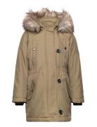 Kogiris Fur Parka Otw Parka Jakke Green Kids Only