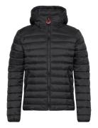 Hooded Fuji Sport Padded Jkt Foret Jakke Black Superdry