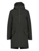 Marta-Lisa Wns Prk 2 Outerwear Parka Coats Black Didriksons