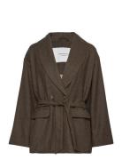 Wool Jacket Uldjakke Jakke Brown Rosemunde