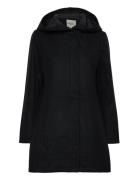 Crysta Coat Uldjakke Jakke Black Cream