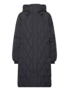 Long Puffer Foret Jakke Black Lee Jeans