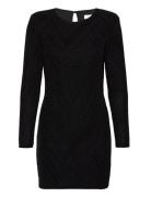 Vizoe L/S O-Neck Mini Dress/Dc Kort Kjole Black Vila