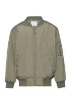 Jacket Classic Bomber Bomberjakke Khaki Green Lindex