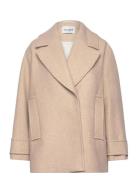 Pea Coat Uldjakke Jakke Beige IVY OAK