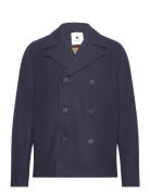 Akbørge Wool Coat Uldjakke Jakke Navy Anerkjendt