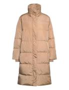 Downbblucky Coat Foret Jakke Beige Bruuns Bazaar