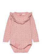 Body Ls Sweat Bodies Long-sleeved Pink Fixoni