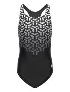 G Kikko V Swimsuit Swim Pro Back Black-Blue China Badedragt Badetøj Bl...