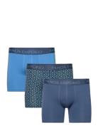 3Pk Base Bamboo Boxer Boxershorts Blue Panos Emporio