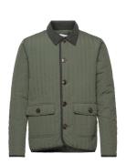 Quilted Jacket Quiltet Jakke Khaki Green Resteröds